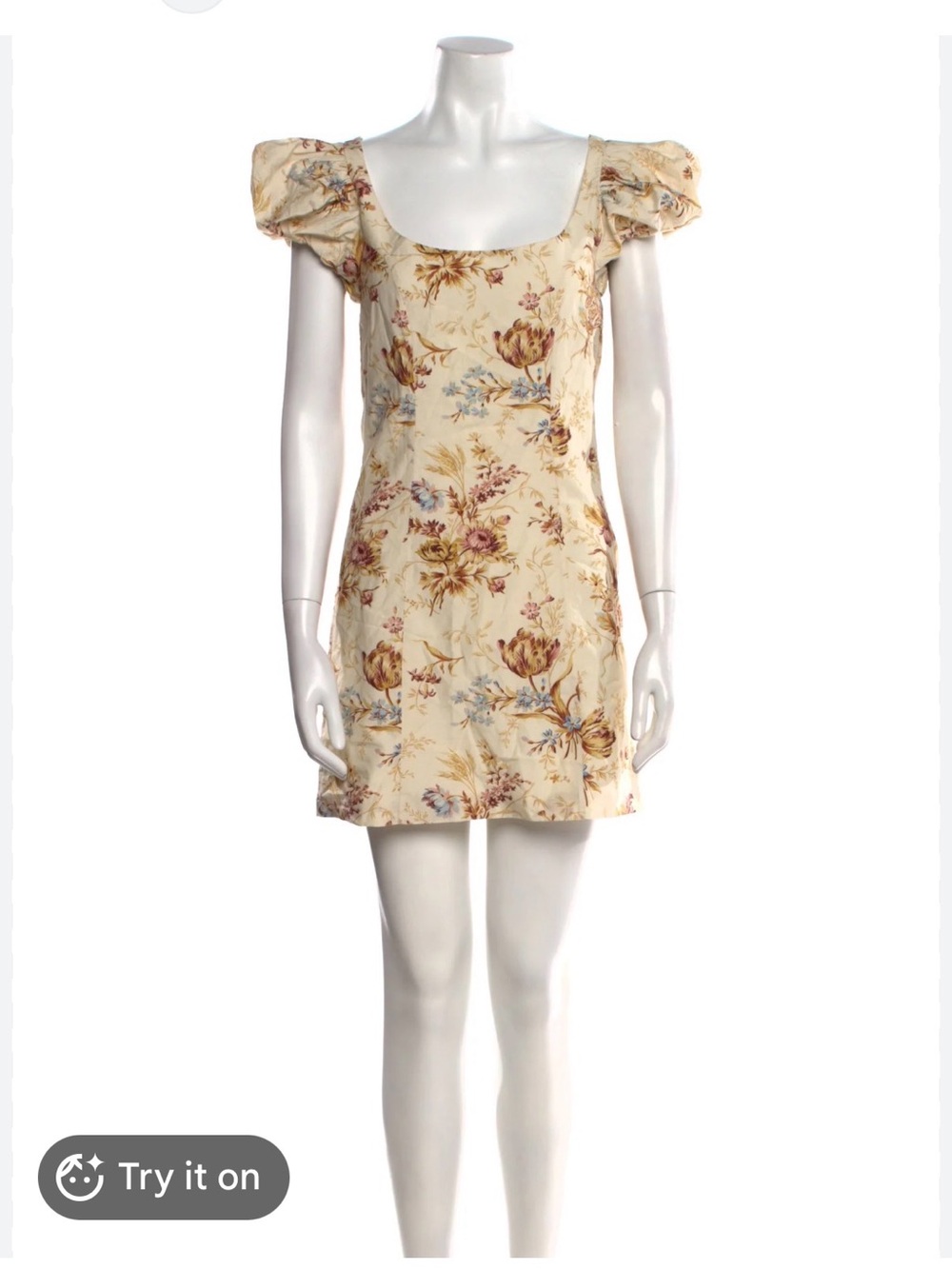 Doen Marcy dress in field of tulips size M